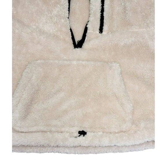 Womens - PINK - Pullover - Jacket: Half Zip - Small Ivory   Fleece - Picture 5 of 7